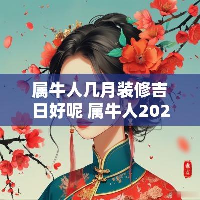 属牛人几月装修吉日好呢 属牛人2025年7月装修吉日