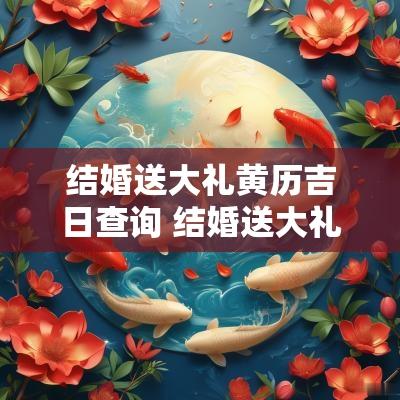 结婚送大礼黄历吉日查询 结婚送大礼黄历吉日查询最新