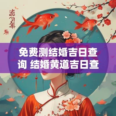 免费测结婚吉日查询 结婚黄道吉日查询2025免费