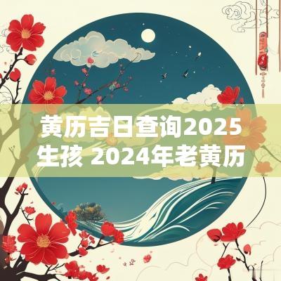 黄历吉日查询2025生孩 2025年老黄历生孩子吉日