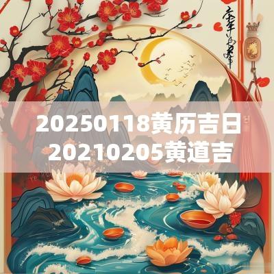 20250118黄历吉日 20250205黄道吉日