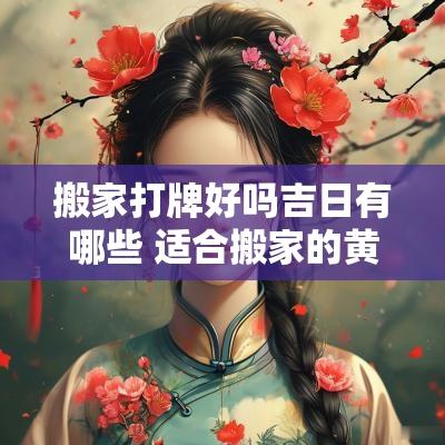 搬家打牌好吗吉日有哪些 适合搬家的黄道吉日2025年