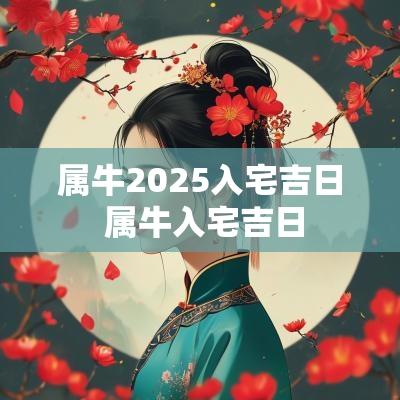 属牛2025入宅吉日 属牛入宅吉日