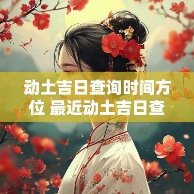动土吉日查询时间方位 最近动土吉日查询