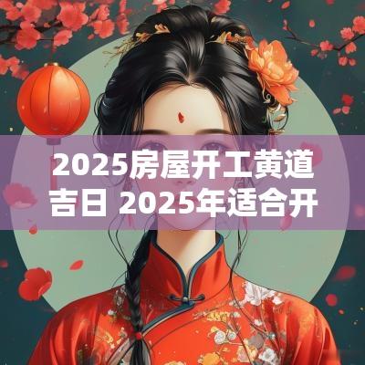 2025房屋开工黄道吉日 2025年适合开工的黄道吉日