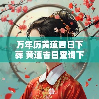 万年历黄道吉日下葬 黄道吉日查询下葬