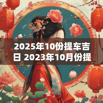 2025年10份提车吉日 2025年10月份提车吉日一览表