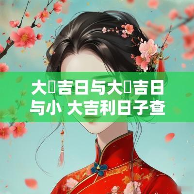 大塟吉日与大塟吉日与小 大吉利日子查询黄道吉日