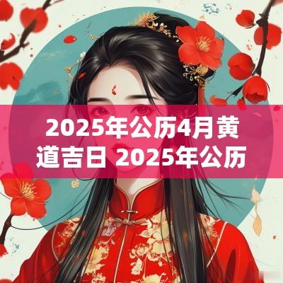 2025年公历4月黄道吉日 2025年公历4月黄道吉日查询