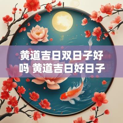 黄道吉日双日子好吗 黄道吉日好日子查询2025