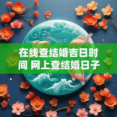 在线查结婚吉日时间 网上查结婚日子