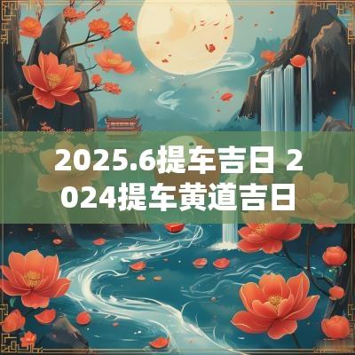 2025.6提车吉日 2025提车黄道吉日