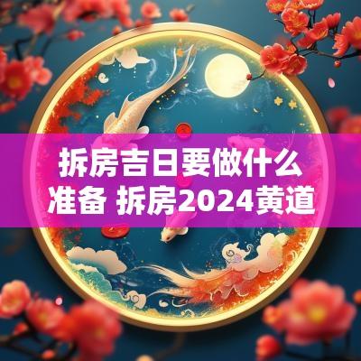 拆房吉日要做什么准备 拆房2025黄道吉日