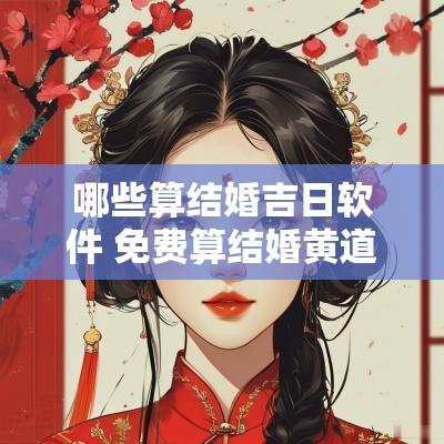 哪些算结婚吉日软件 免费算结婚黄道吉日