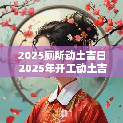 2025厕所动土吉日 2025年开工动土吉日大全