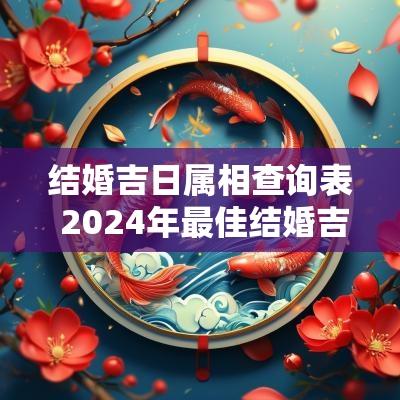 结婚吉日属相查询表 2025年最佳结婚吉日查询