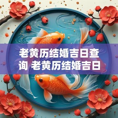 老黄历结婚吉日查询 老黄历结婚吉日查询2025