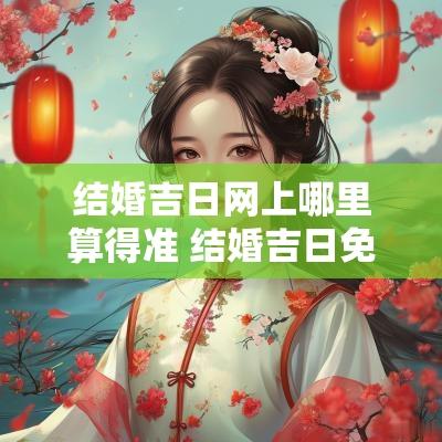 结婚吉日网上哪里算得准 结婚吉日免费测算平台