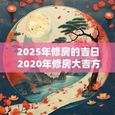 2025年修房的吉日 2025年修房大吉方位