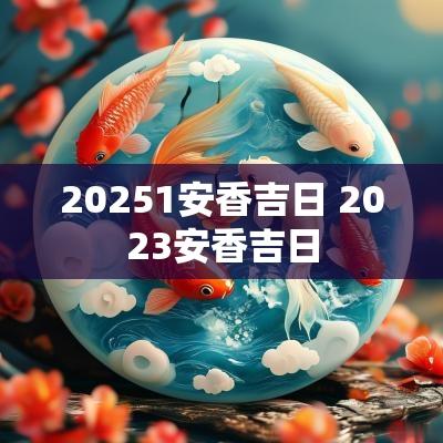 20251安香吉日 2025安香吉日