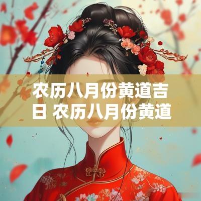 农历八月份黄道吉日 农历八月份黄道吉日有哪几天