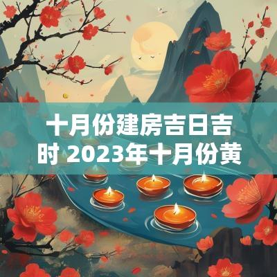 十月份建房吉日吉时 2025年十月份黄道吉日建房查询