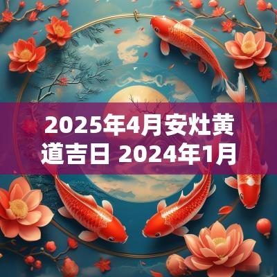 2025年4月安灶黄道吉日 2025年1月安灶吉日
