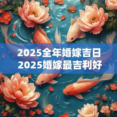2025全年婚嫁吉日 2025婚嫁最吉利好日子2月