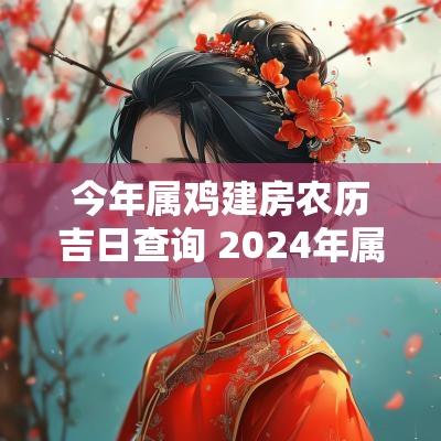 今年属鸡建房农历吉日查询 2025年属鸡搬家黄道吉日一览表