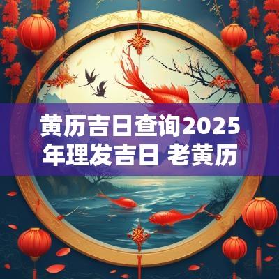 黄历吉日查询2025年理发吉日 老黄历理发吉日查询