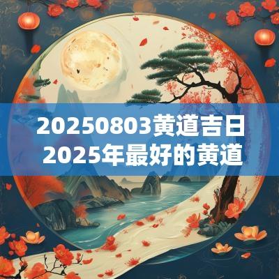 20250803黄道吉日 2025年最好的黄道吉日