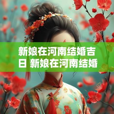 新娘在河南结婚吉日 新娘在河南结婚吉日是哪天