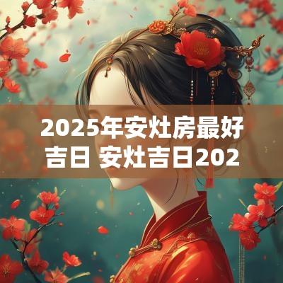 2025年安灶房最好吉日 安灶吉日2025年1月