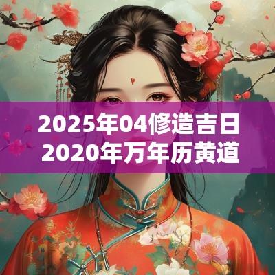 2025年04修造吉日 2025年万年历黄道吉日修房动工