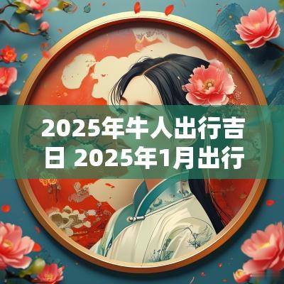2025年牛人出行吉日 2025年1月出行吉日