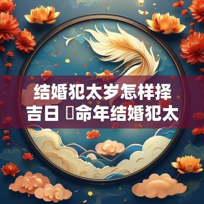 结婚犯太岁怎样择吉日 夲命年结婚犯太岁怎样解除