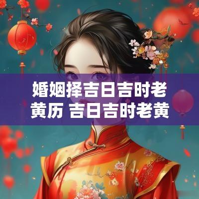 婚姻择吉日吉时老黄历 吉日吉时老黄历查询