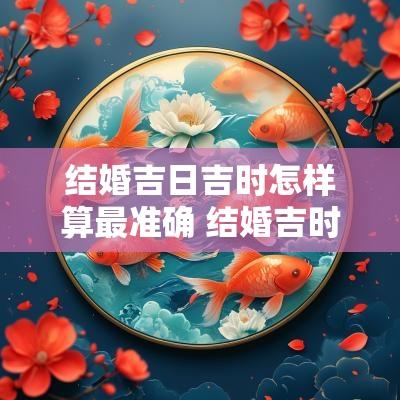 结婚吉日吉时怎样算最准确 结婚吉时吉日查询