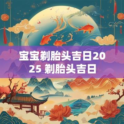 宝宝剃胎头吉日2025 剃胎头吉日