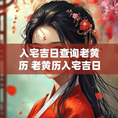 入宅吉日查询老黄历 老黄历入宅吉日