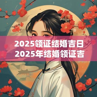 2025领证结婚吉日 2025年结婚领证吉日