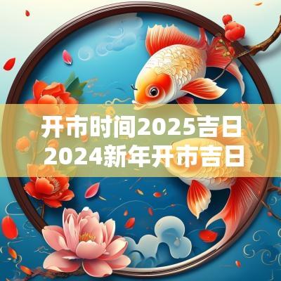 开市时间2025吉日 2025新年开市吉日