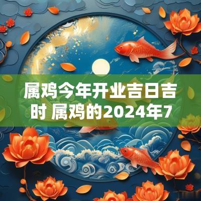 属鸡今年开业吉日吉时 属鸡的2025年7月开业吉日