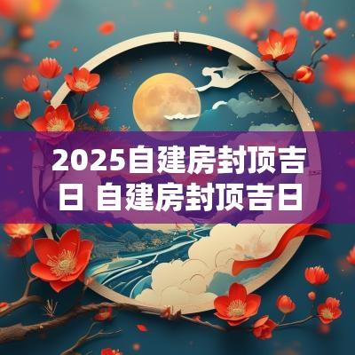 2025自建房封顶吉日 自建房封顶吉日良辰