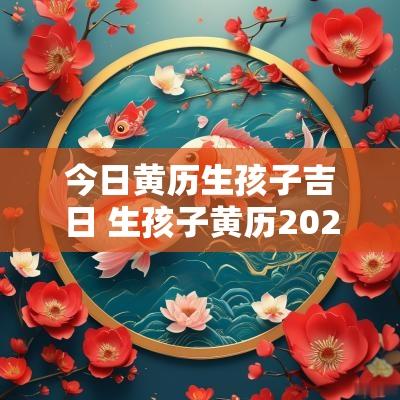 今日黄历生孩子吉日 生孩子黄历2025年黄道吉日查询