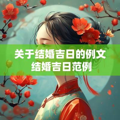 关于结婚吉日的例文 结婚吉日范例