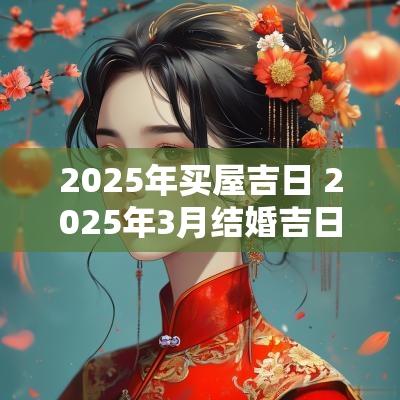 2025年买屋吉日 2025年3月结婚吉日一览表