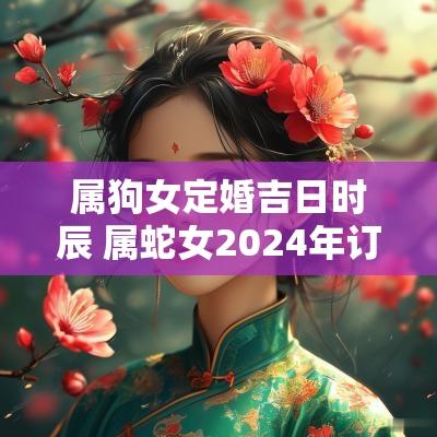 属狗女定婚吉日时辰 属蛇女2025年订婚黄道吉日