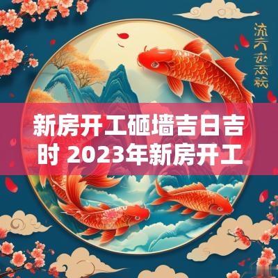 新房开工砸墙吉日吉时 2025年新房开工敲墙吉日