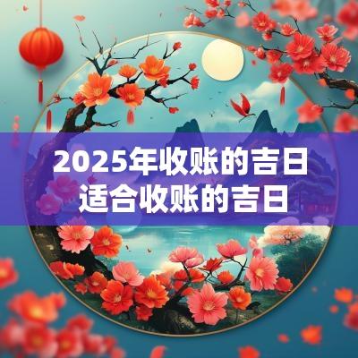 2025年收账的吉日 适合收账的吉日